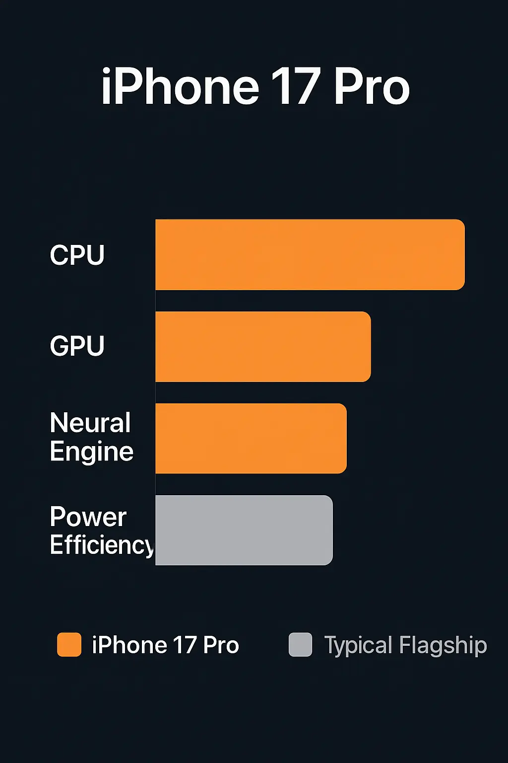 iPhone 17 Pro performance chart